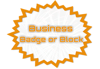 Grab a badge or a block to promote your business